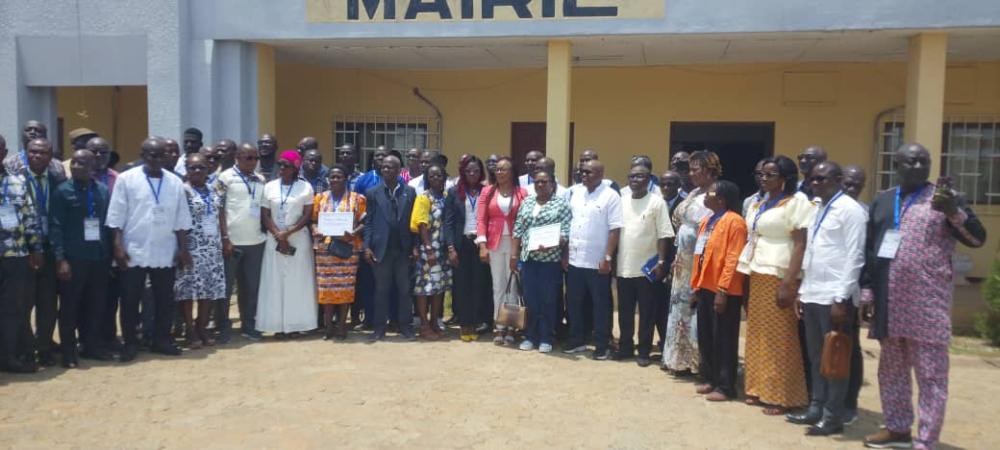 Réseau des Directeurs et Chefs des Services Administratifs des Mairies de Cote d'Ivoire / Reine Désirée Bolou réélue pour un nouveau mandat